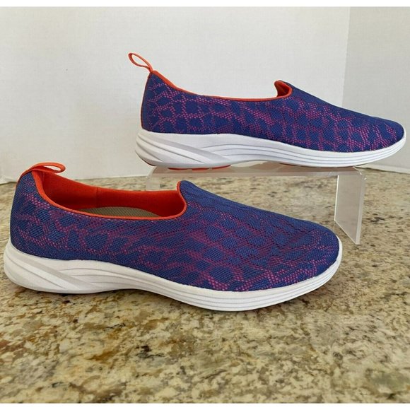 Vionic 331 Hydra Mesh Slip-Ons Purple & Orange, Women's 9W - Picture 2 of 7
